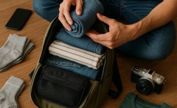 Efficient weekend trip packing