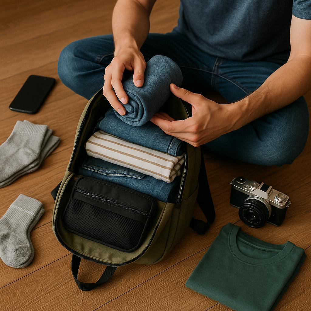 Efficient weekend trip packing