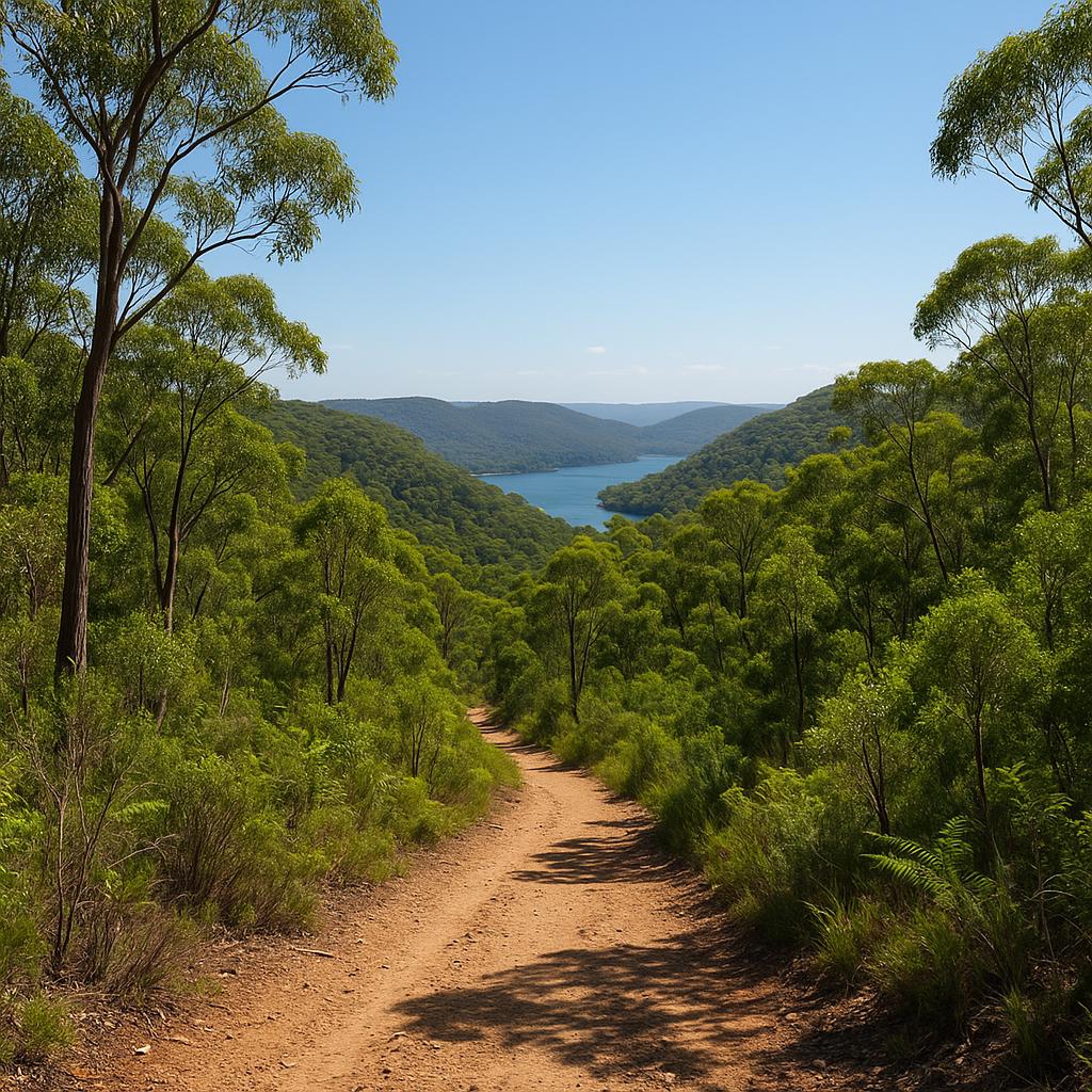 Brisbane Water National Park scenic hiking trails near Gosford
