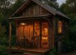 Salvaged stay made from repurposed wood and metal, showcasing sustainable accommodation