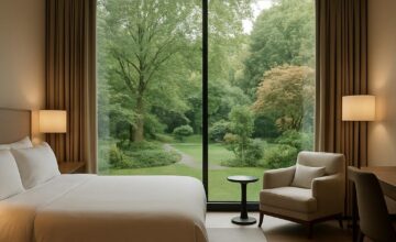 Quiet hotel room for light sleepers