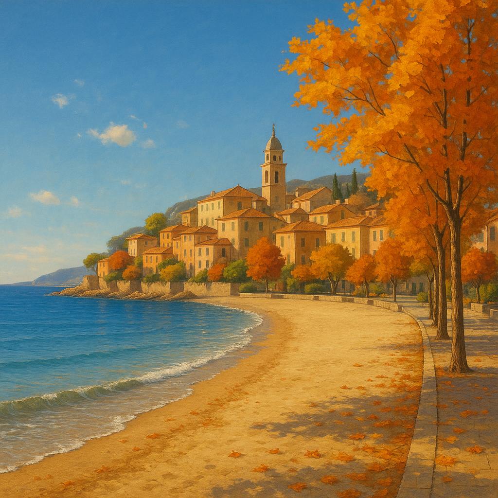 What Is Hidden-Season Travel and Which Places Benefit Most? 2 Mediterranean coastal town during hidden-season travel with empty beach