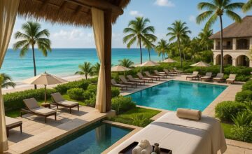 Relaxing all-inclusive resort by the ocean with spa facilities