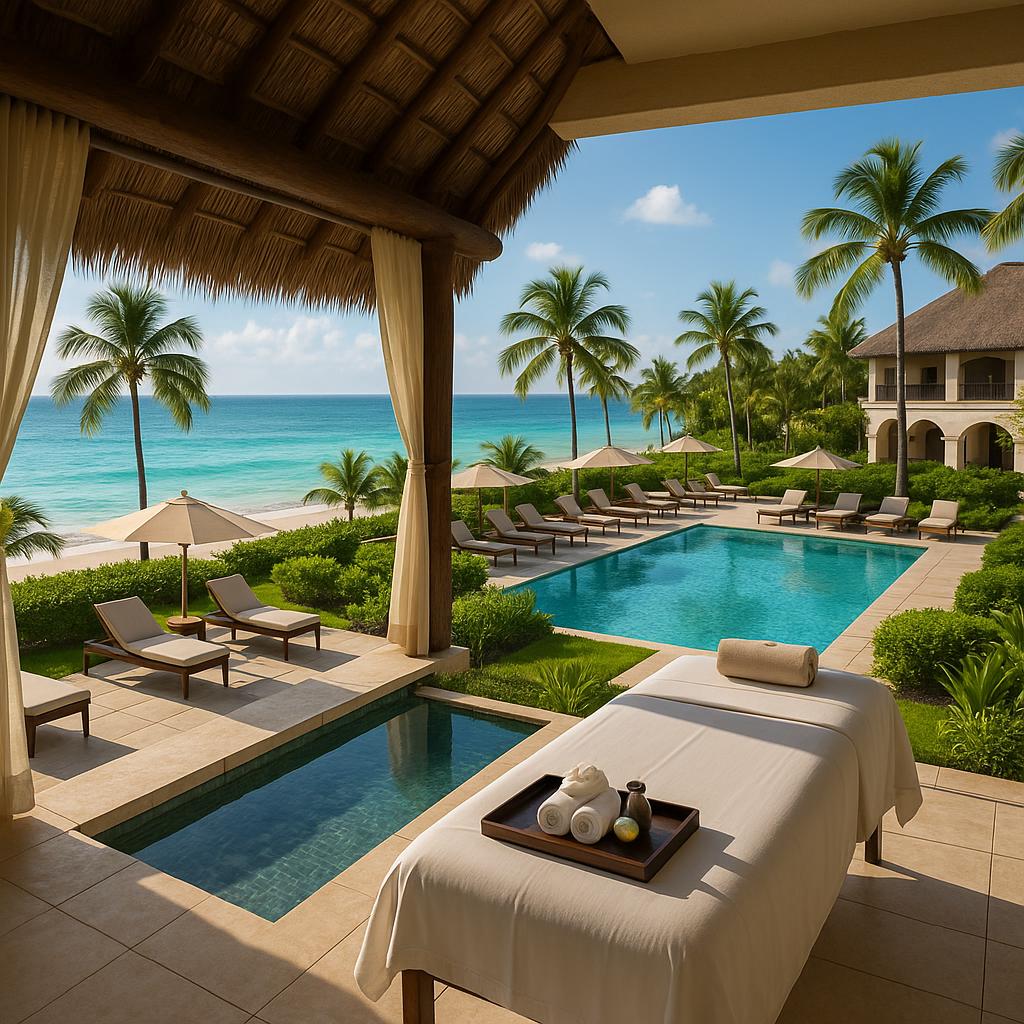 Relaxing all-inclusive resort by the ocean with spa facilities