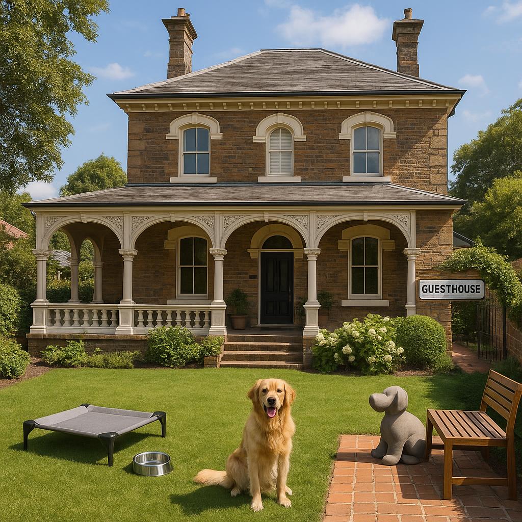 Heritage guesthouse with outdoor pet-friendly garden