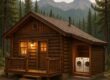 Cozy mountain cabin with private laundry and scenic mountain surroundings