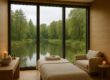 Soundproof spa retreat room in natural, quiet setting