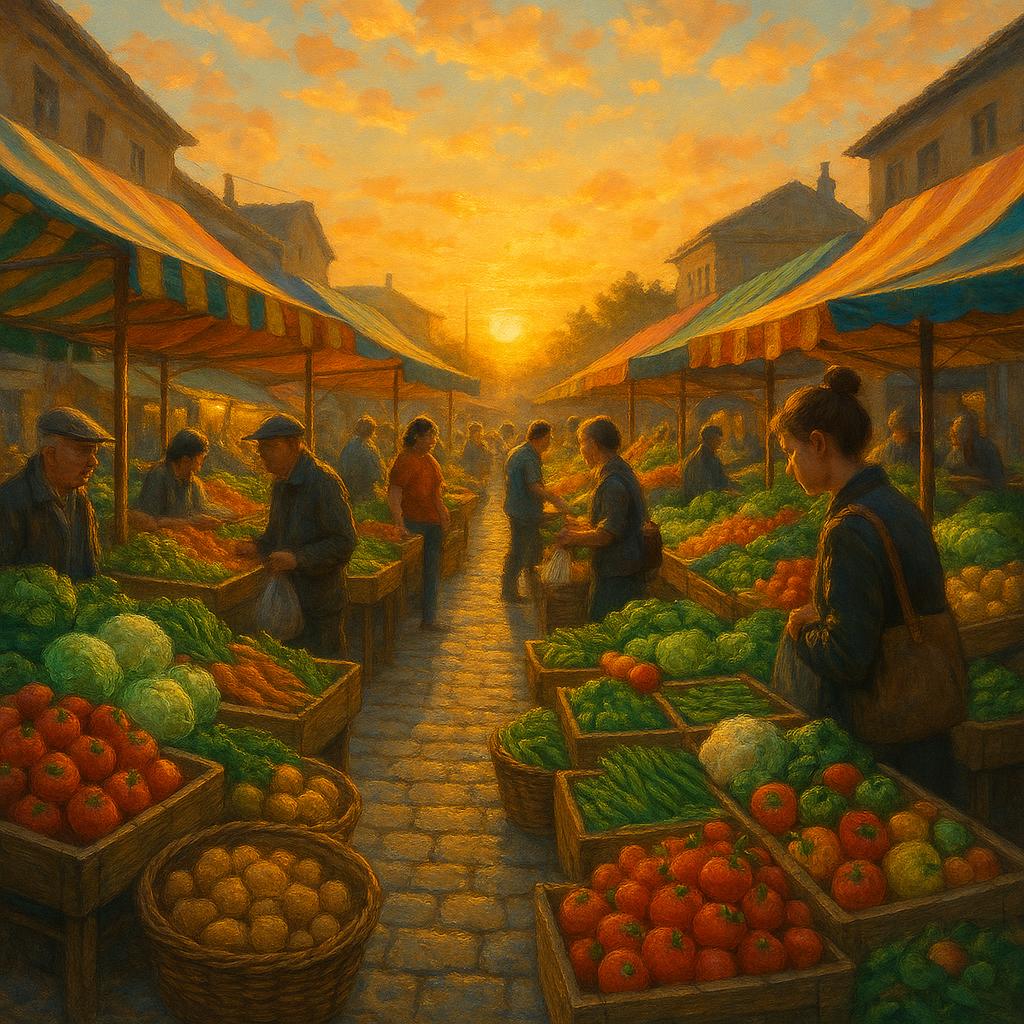 Which Sunrise Market Trips Work Best When You Have 4 Hours? 2 Sunrise market with colorful stalls and fresh produce during early morning hustle