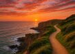 Sunset Cliff Walk with Ocean Views