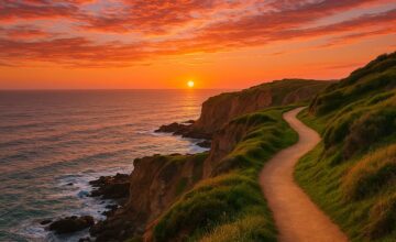 Sunset Cliff Walk with Ocean Views