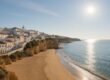 Winter sun escapes Algarve coast calm beach