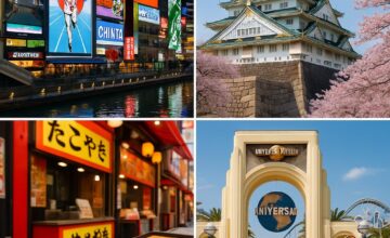 Osaka 3-Day Itinerary: Dotonbori, Castles, Street Food & Universal Studios