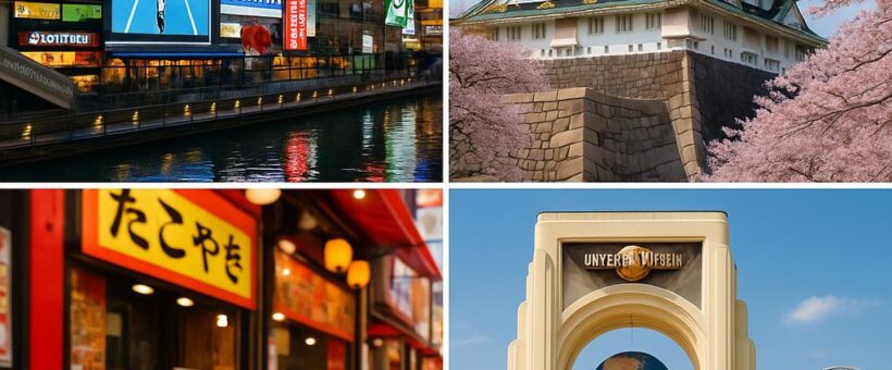 Osaka 3-Day Itinerary: Dotonbori, Castles, Street Food & Universal Studios