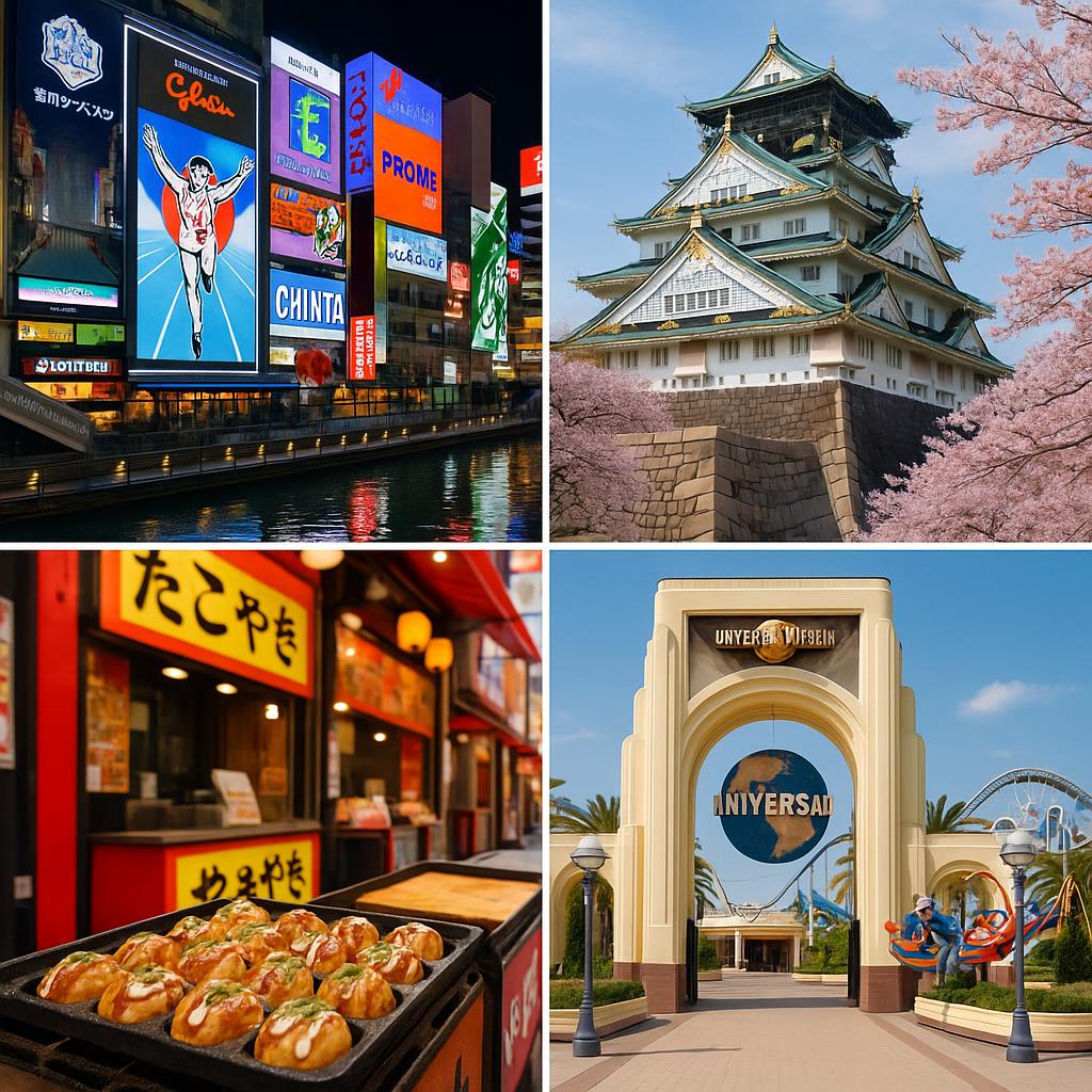 Osaka 3-Day Itinerary: Dotonbori, Castles, Street Food & Universal Studios